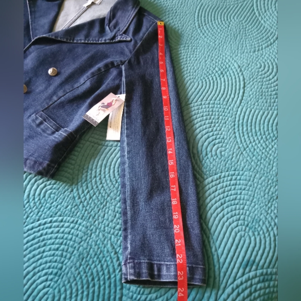 Sofia by Sofia Vergara Dark Blue Jean Jacket - Picture 11 of 11